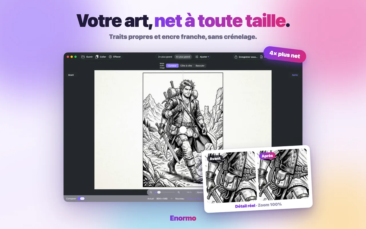 Enormo agrandit une illustration