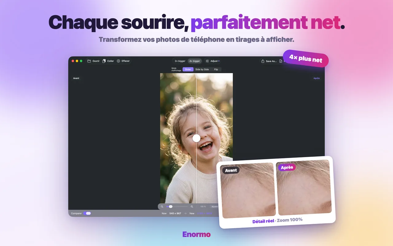 Enormo restaure une vieille photo de famille